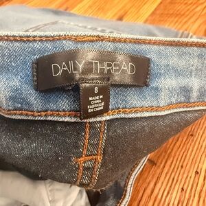 Daily Thread Women's Classic Blue Boot Cut Jeans